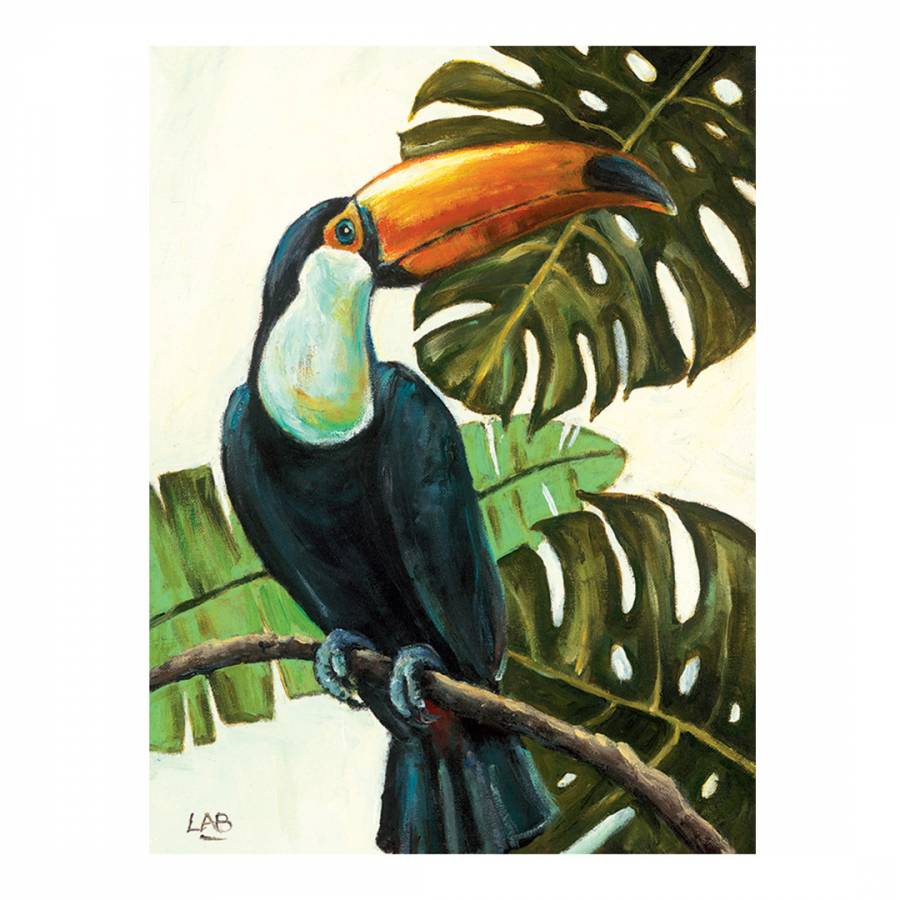 tropical toucan 30 x 40 cm