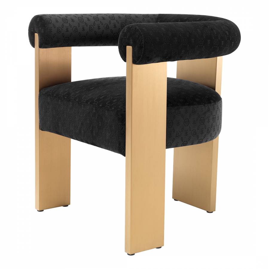 Icon Dining Chair Black & Gold