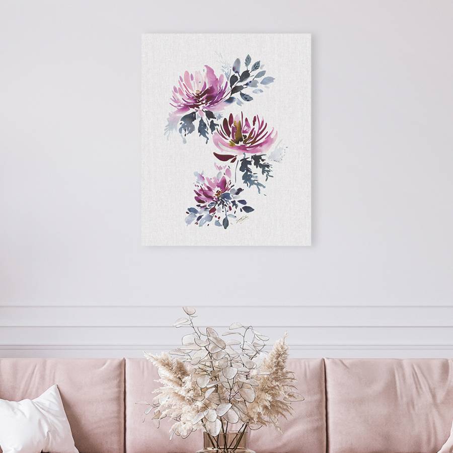 watercolour floral ii 40 x 50 cm