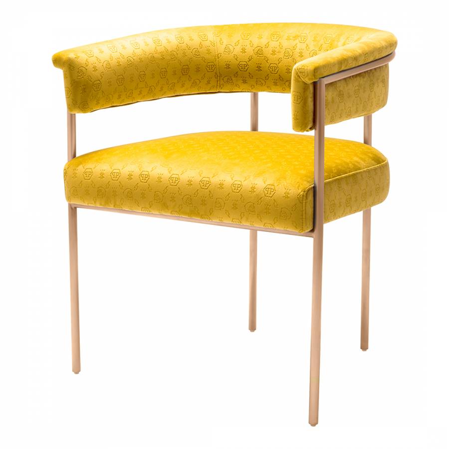 Monogram Dining Chair Yellow