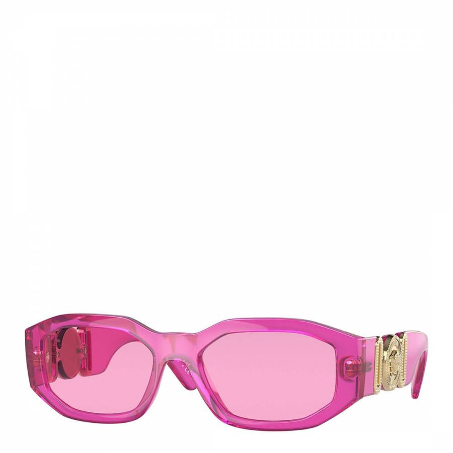 Women's Versace Pink Sunglasses 53mm