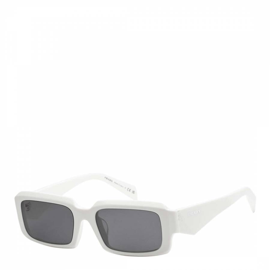 Men's Prada White Sunglasses 55mm