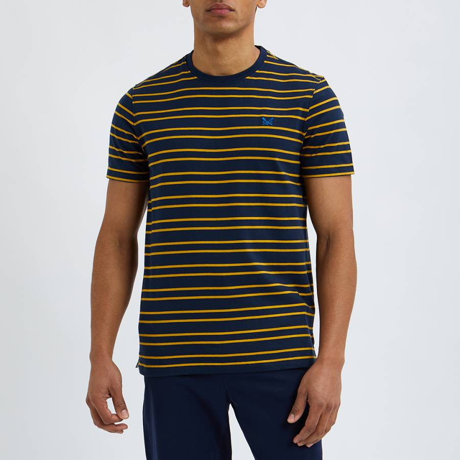 Navy Double Stripe T-Shirt