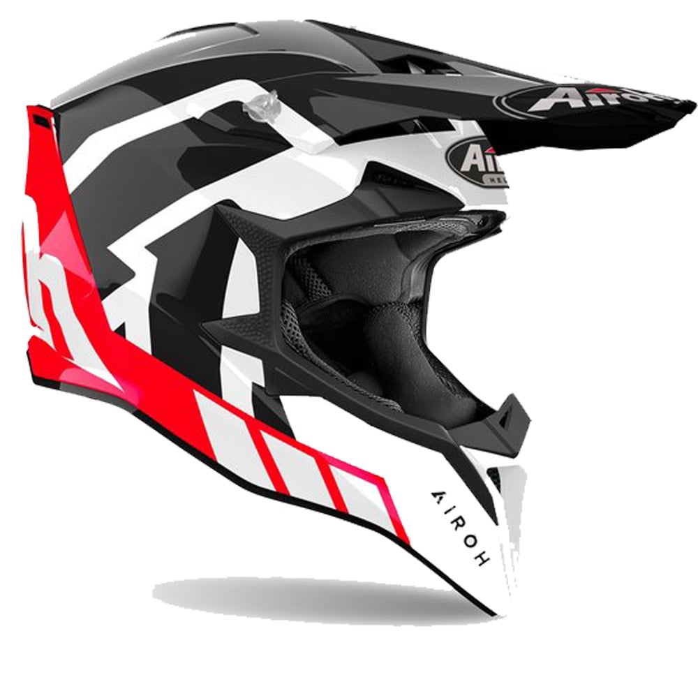 Airoh Wraaap Reloaded Red Black Offroad Helmet S