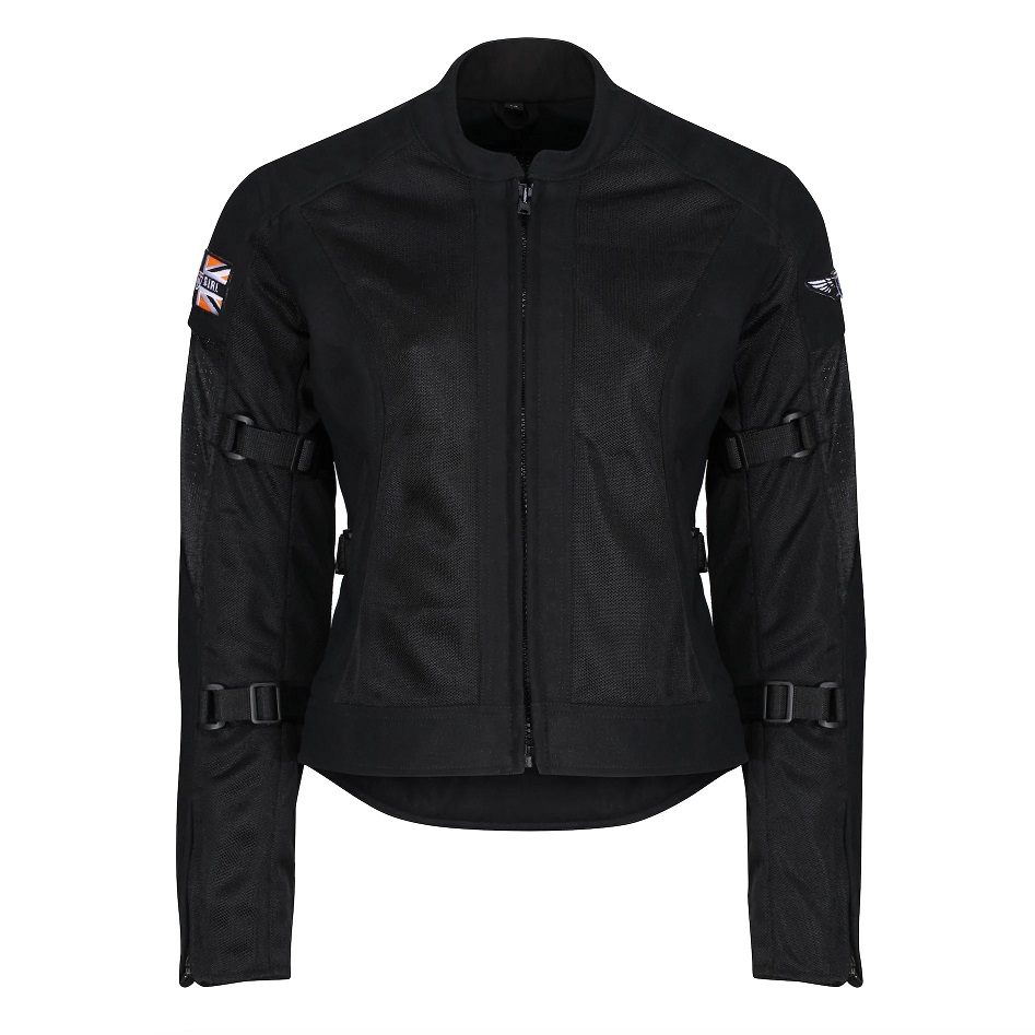 Motogirl Jodie Mesh Jacket Black Size XS