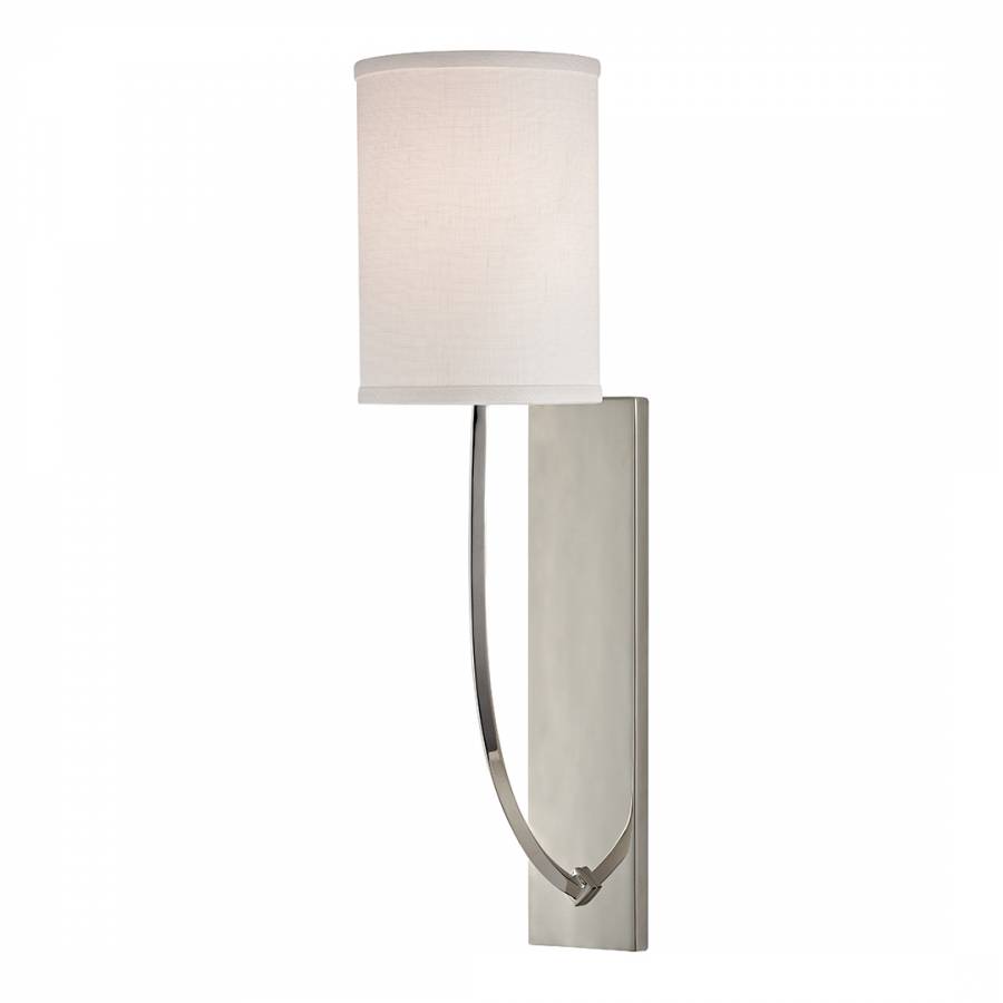 Colton 1 Light  Wall Sconce Silver
