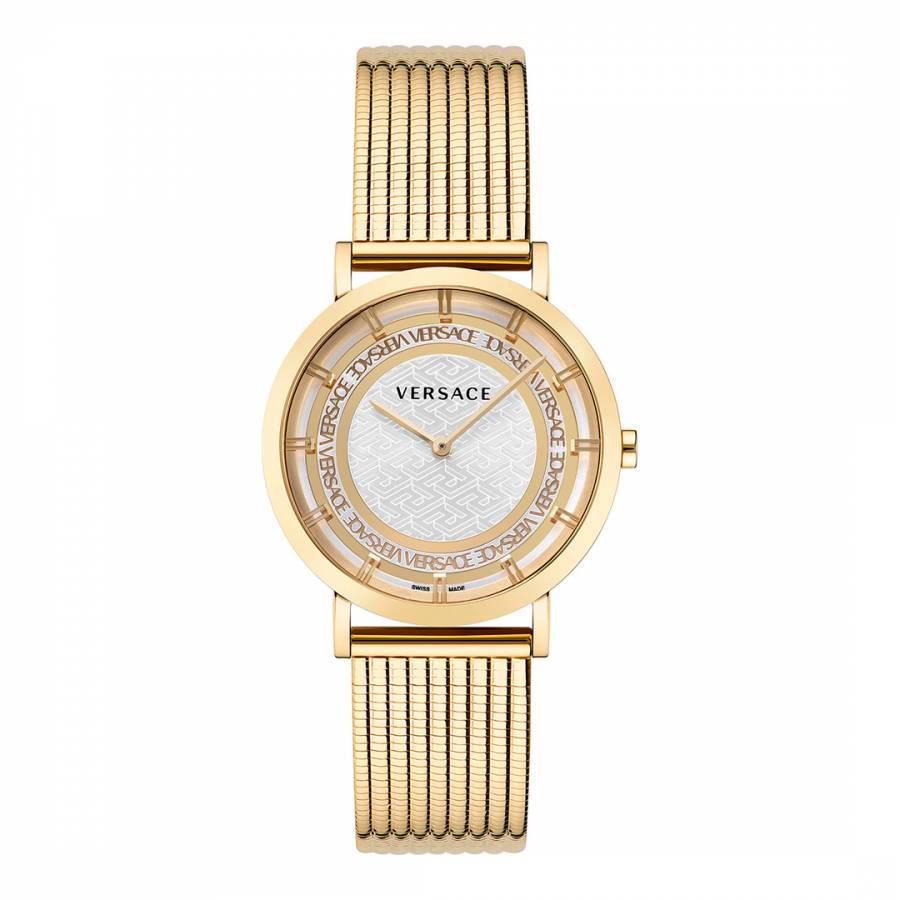 Gold Versace New Generation 36mm Quartz Watch
