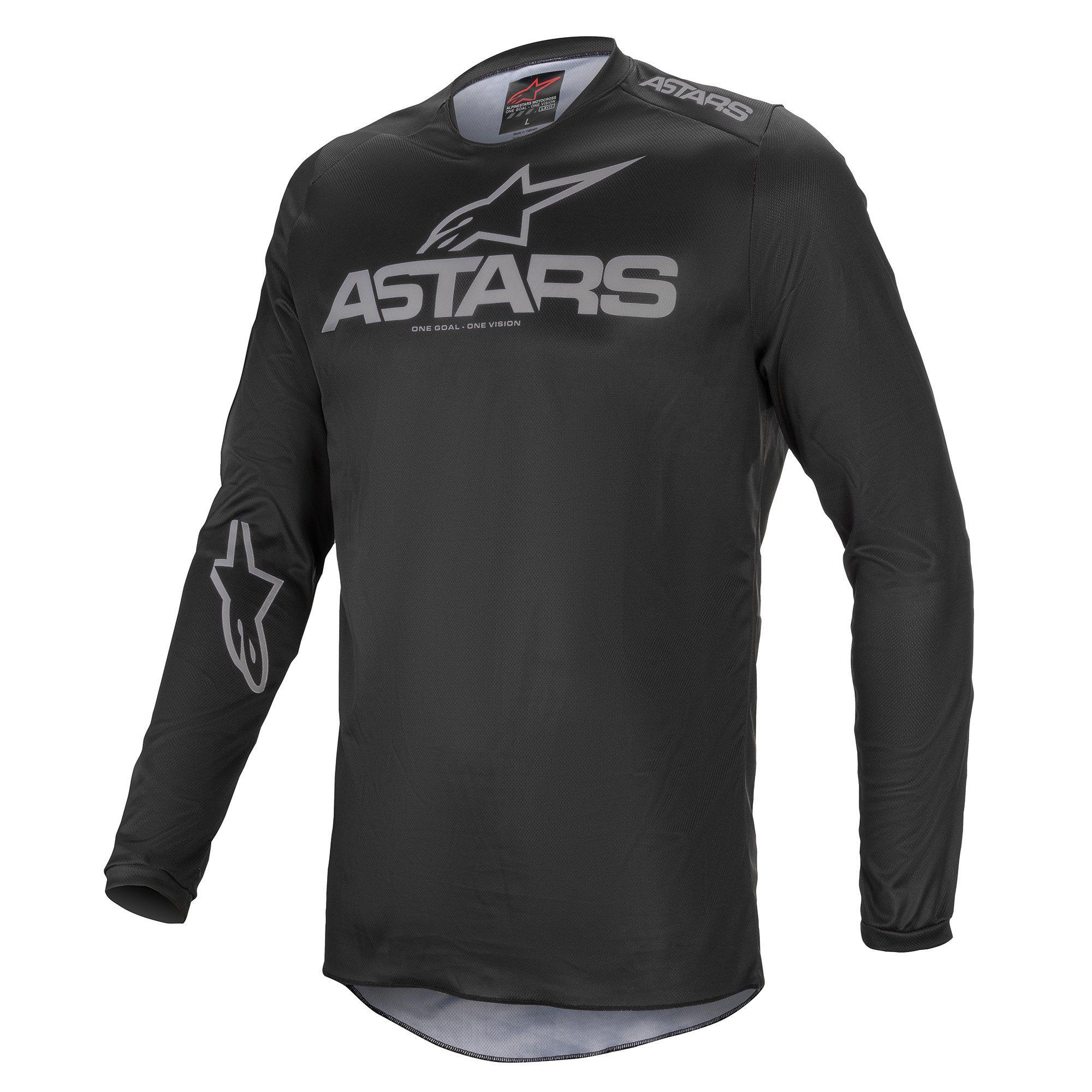 Alpinestars Fluid Graphite Black Dark Gray Size S