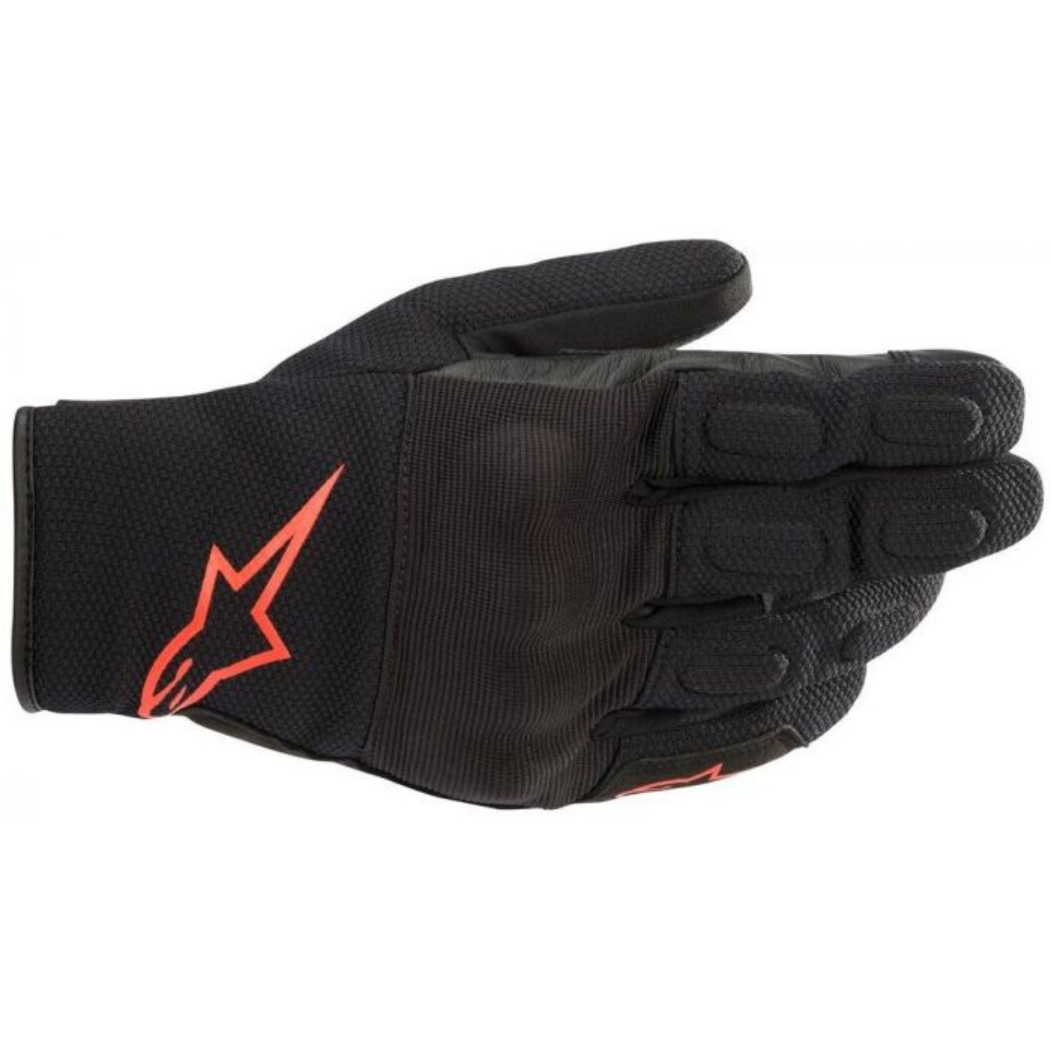 Alpinestars S Max Drystar Gloves Black Red Fluo Size S