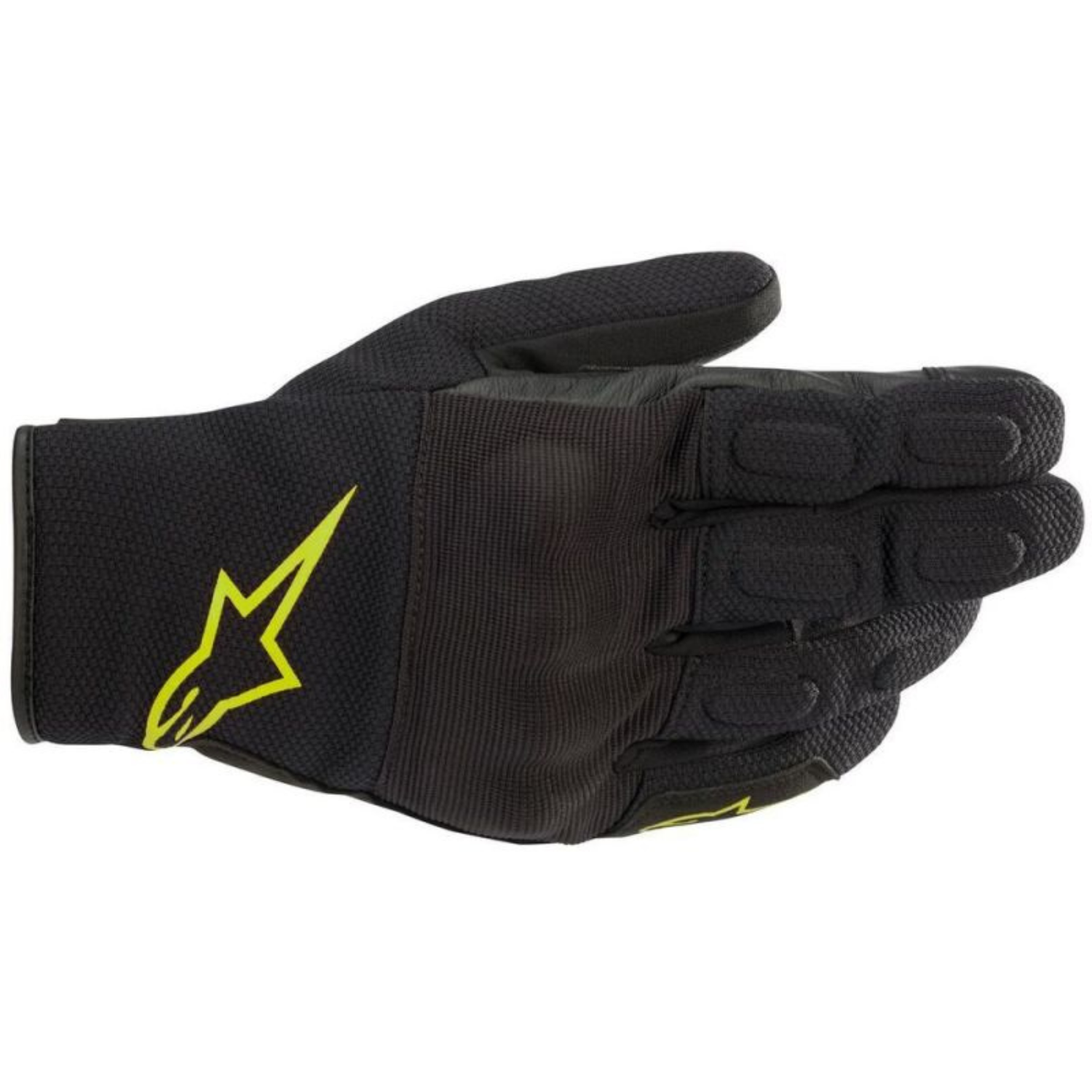 Alpinestars S Max Drystar Gloves Black Yellow Fluo Size S