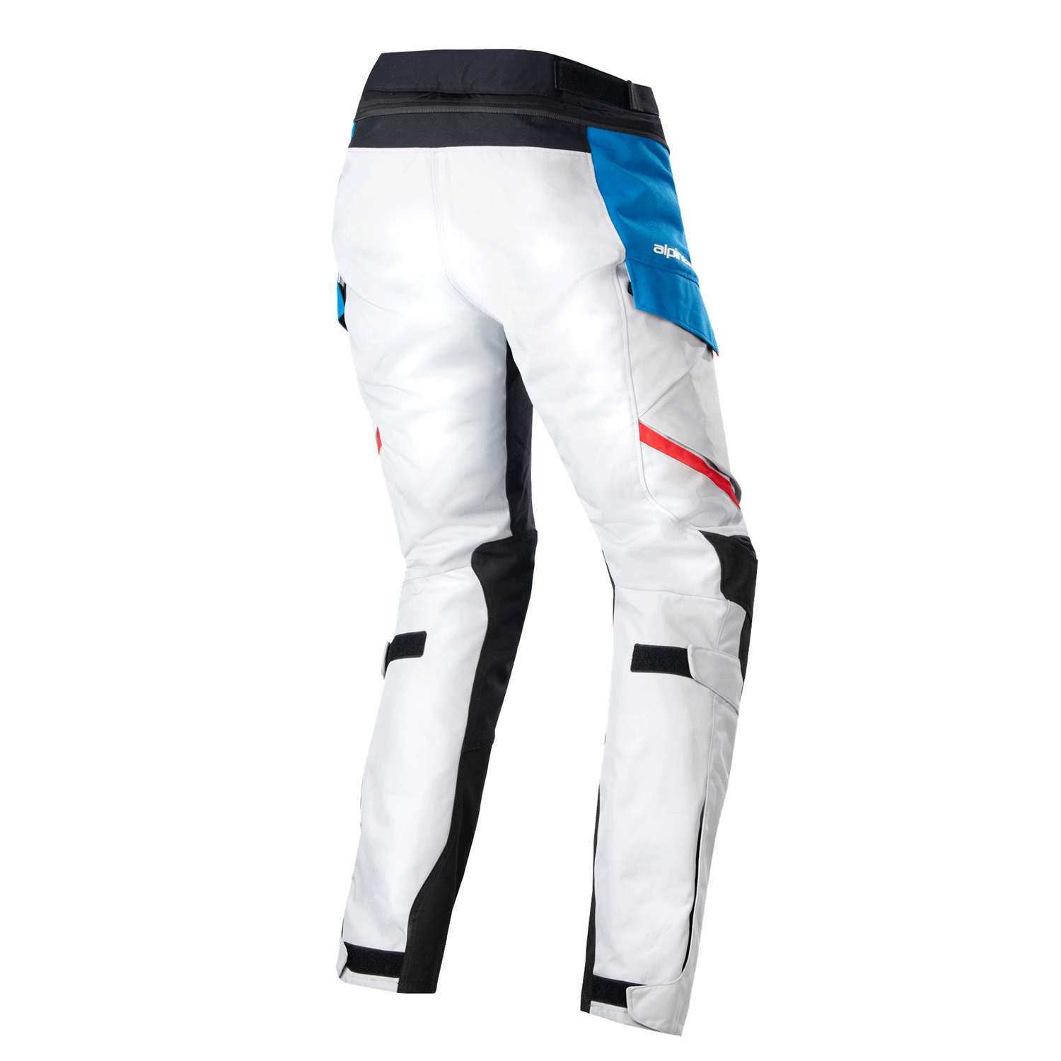 Alpinestars Honda Stella Andes V3 Drystar Pants Ice Gray Blue Bright Red Size L