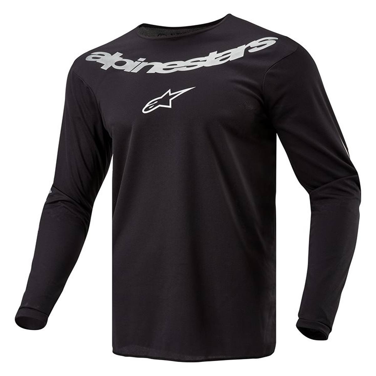 Alpinestars Fluid Graphite Jersey Black Silver Size L