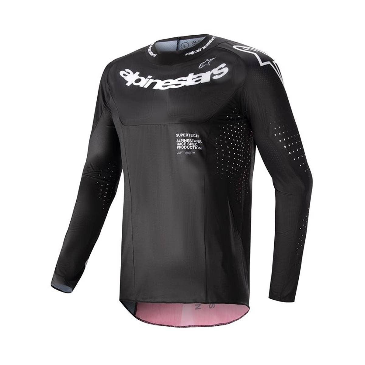 Alpinestars Supertech Ward Jersey Black Red Berry Size L