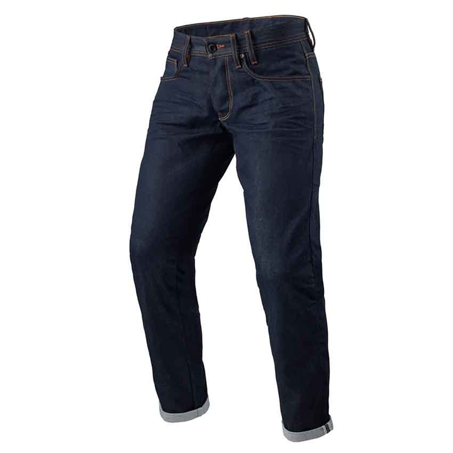 REV'IT! Jeans Lewis Selvedge TF Dark Blue L36 Motorcycle Pants Size L36/W30