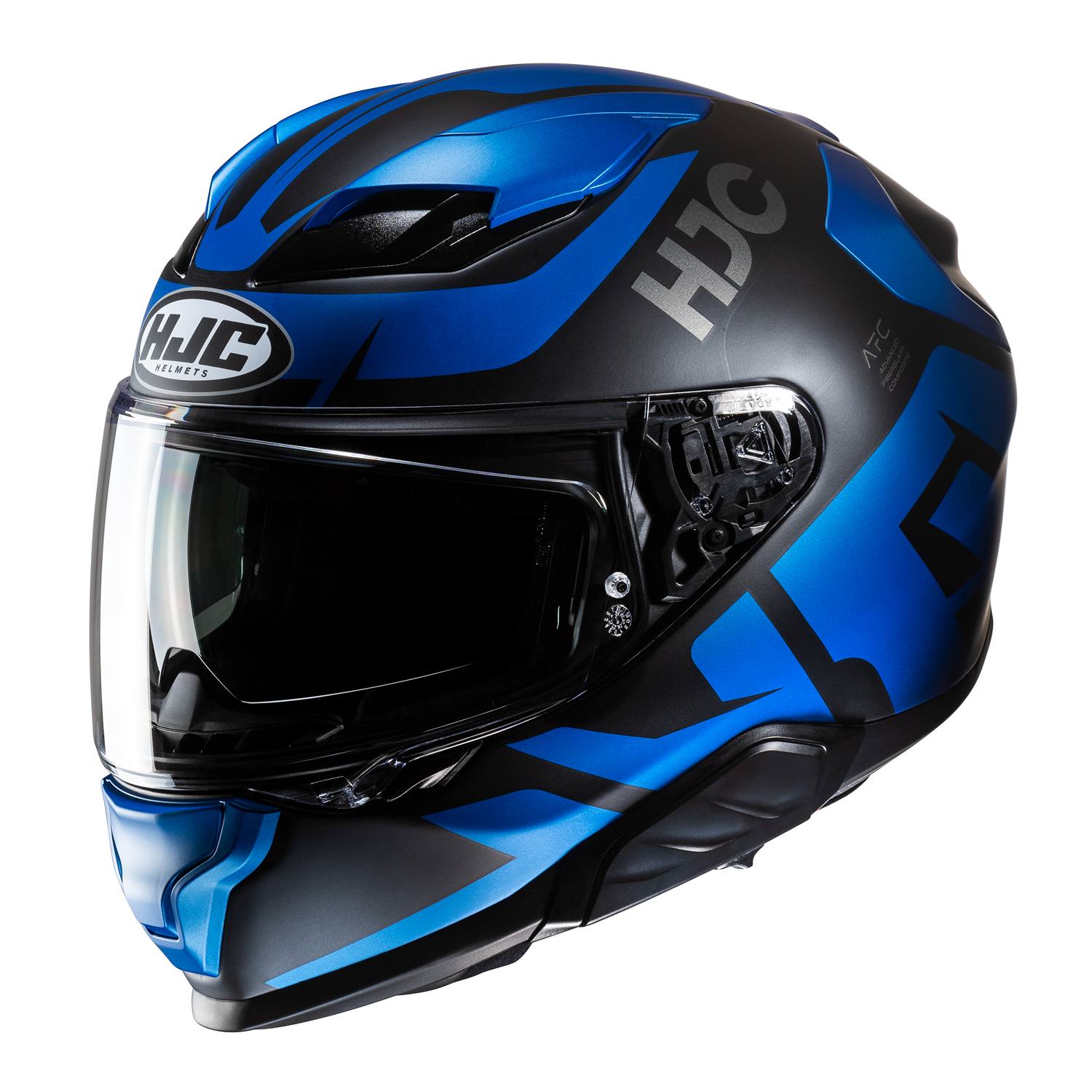 HJC F71 Bard Black Blue Full Face Helmet Size S