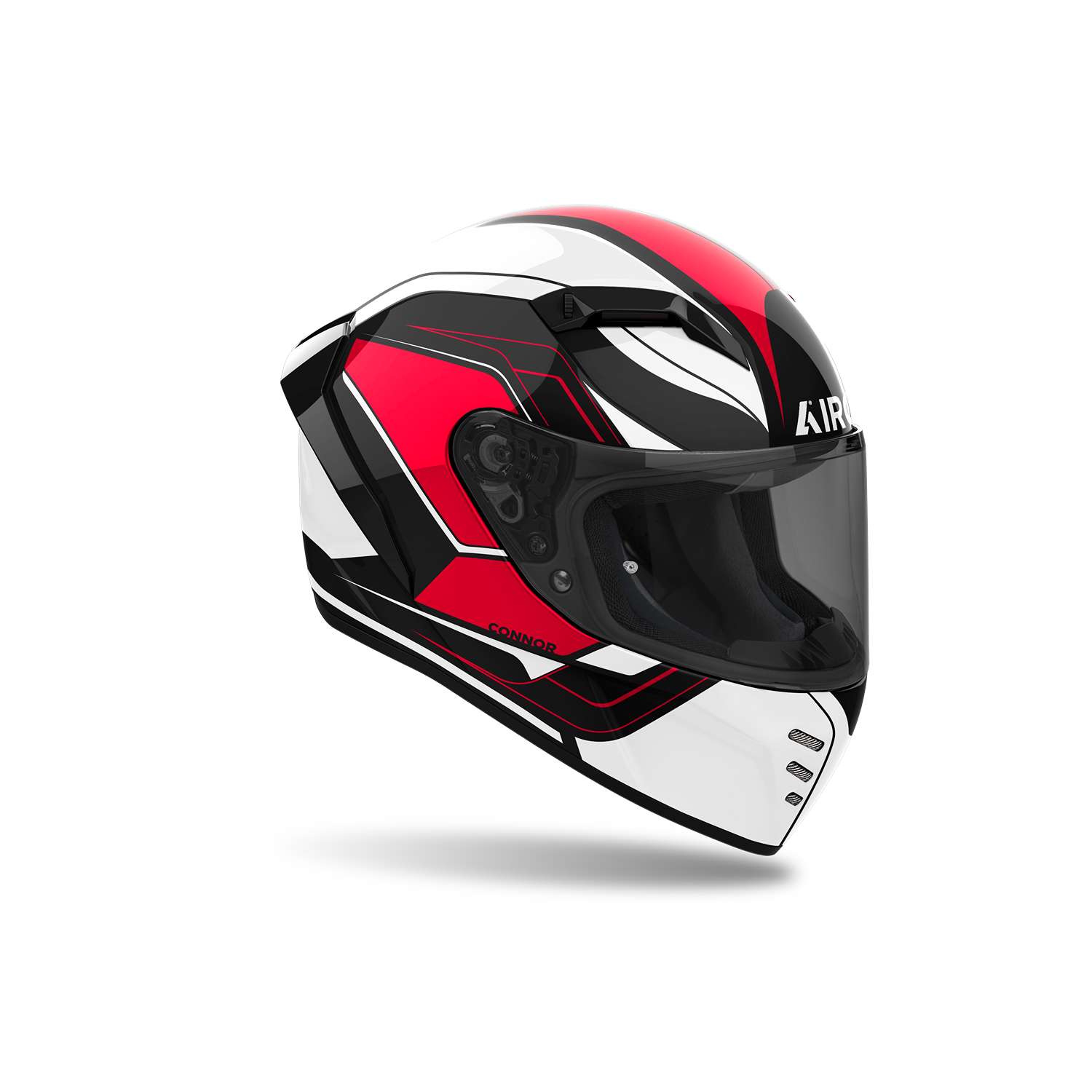 Airoh Connor Dunk Red Gloss Full Face Helmet Size S