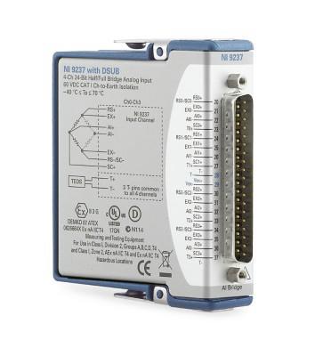 NI 780264-01 NI-9237, Strain/bridge Input Module