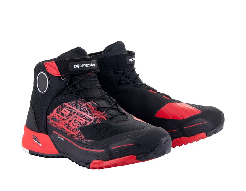 Alpinestars MM93 CR-X Drystar Riding Shoes Black Bright Red Size US 10