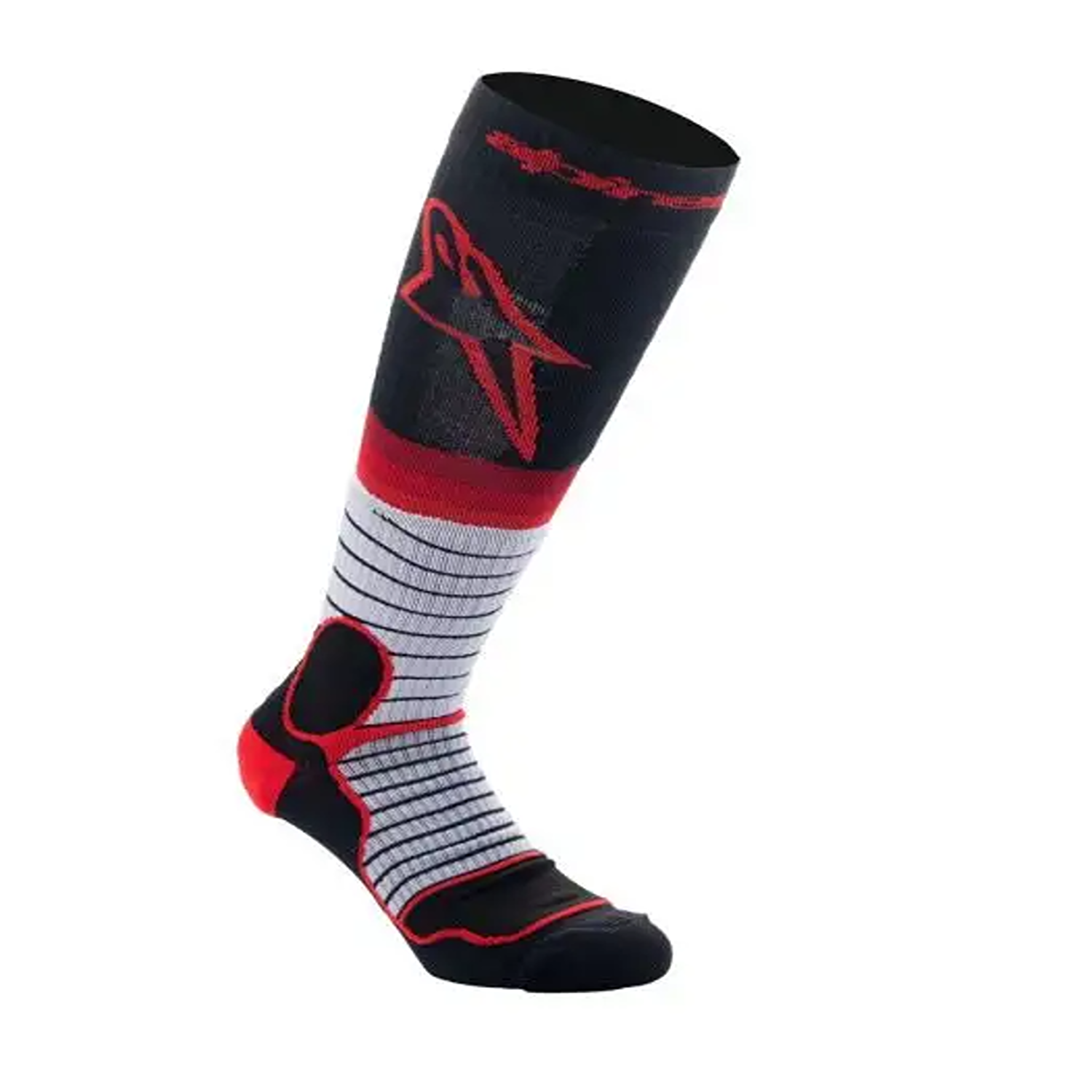 Alpinestars MX Pro Socks Black Gray Red Size L