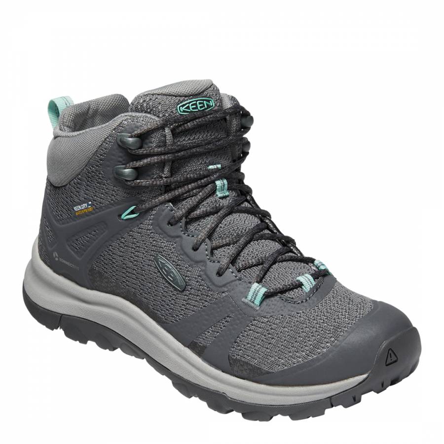 Women's Grey/Blue Terradora II Waterproof Mid Walking Boots