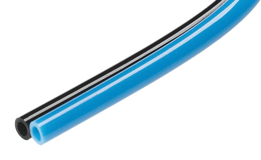 Festo Pun-H-4X0,75-Duo Plastic Tubing, 10Bar, Pu, 50M, Blue/blk