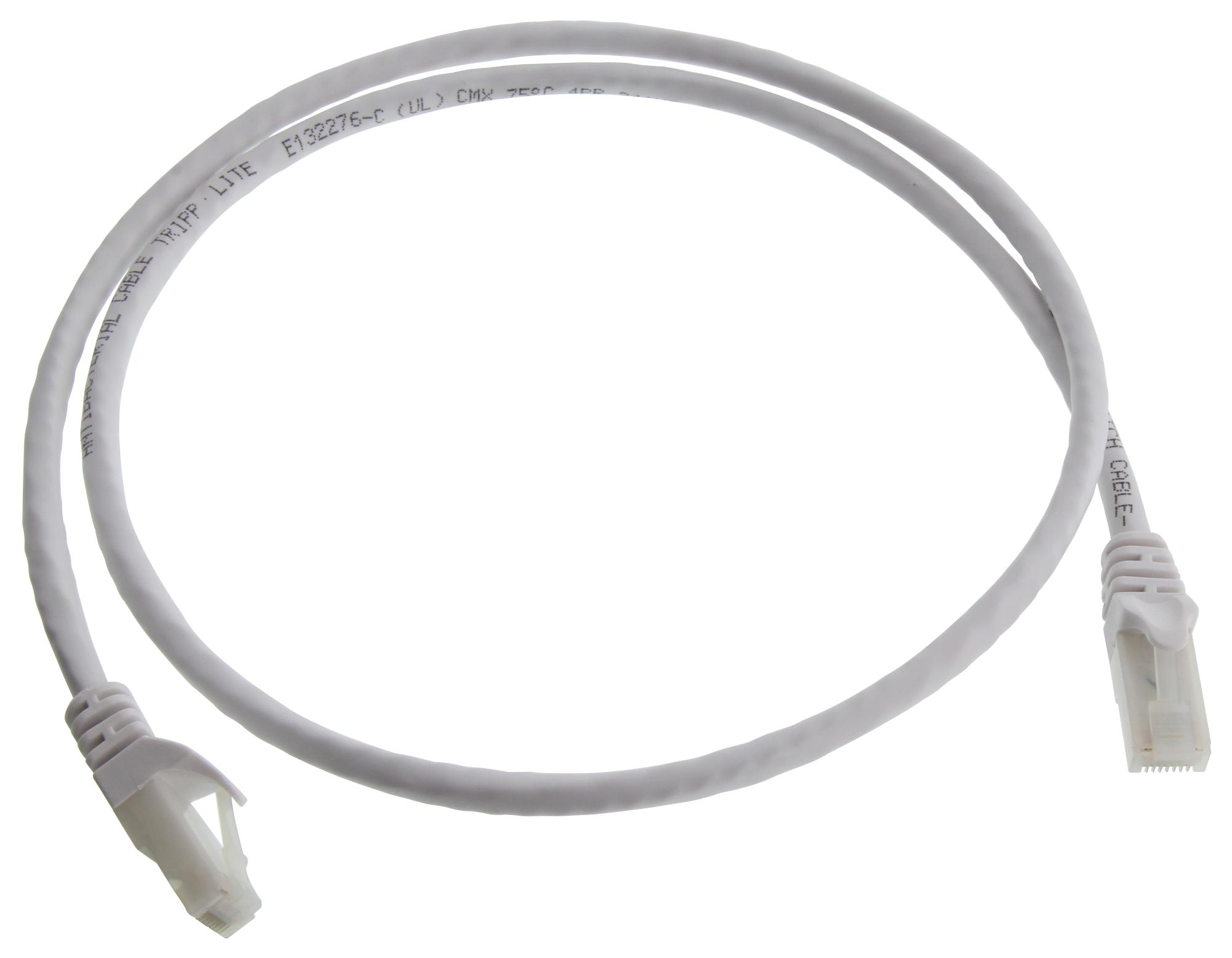 Eaton Tripp Lite N261Ab-003-Wh Enet Cable, Rj45 Plug-Plug, 3Ft, White