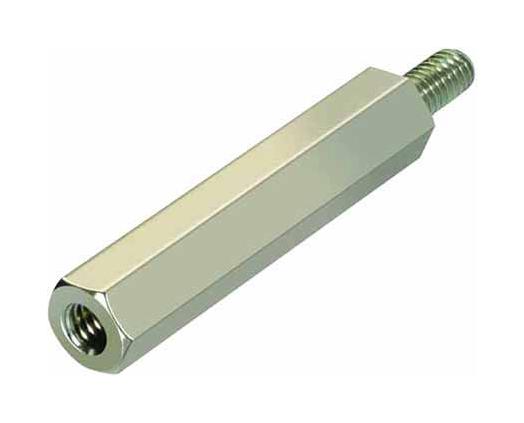 Harwin R40-3001402 Standoff, Hex M-F, Brass, M4, 22mm