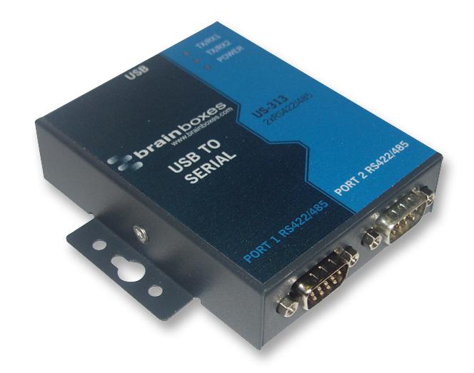 Brainboxes Us-313 Usb To Serial, 2 Port, Rs422/485