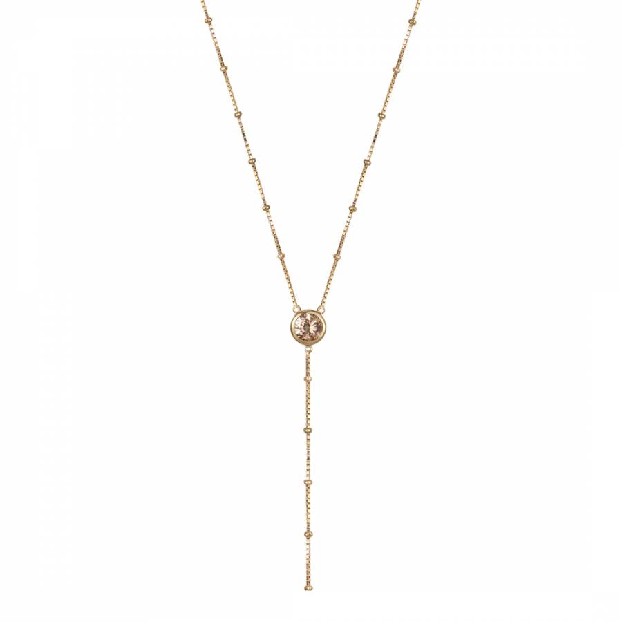 Gold Dot Chain Necklace