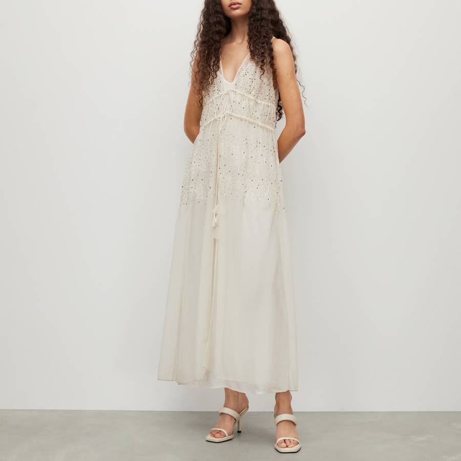 Ecru Robyn Embroidered Dress