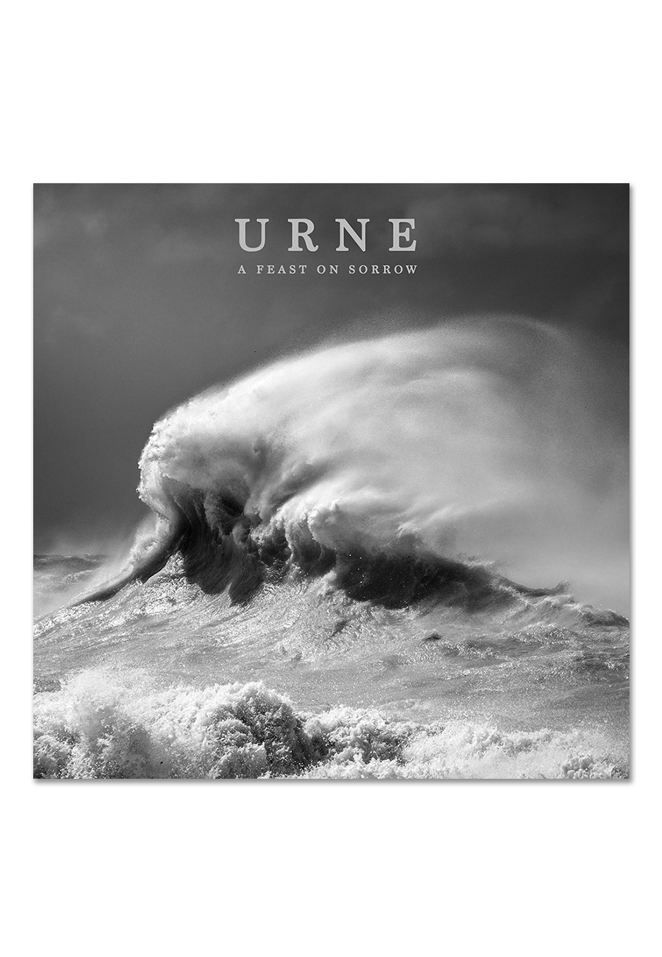 Urne - A Feast On Sorrow Black White & Blue Swirl - Vinyl