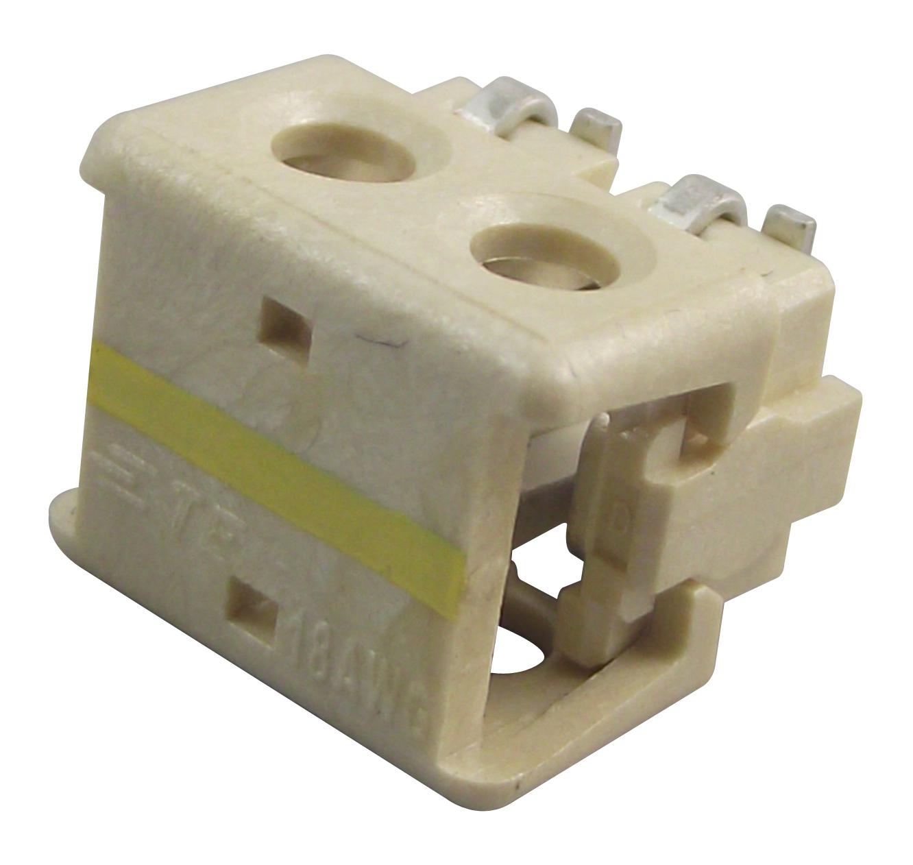 Te Connectivity 2106431-2 Connector, Yellow, Smt, 18Awg, 2Way