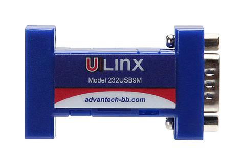Advantech Bb-232Usb9M Miniature Converter, Usb To Rs-232, 5Vdc