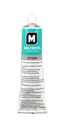 Molykote Molykote 33L, 100G 33 Light Grease, Tub, 100G