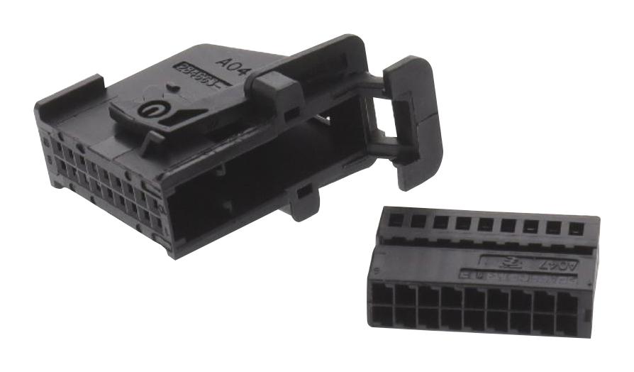 Amp Connectors / Te Connectivity 284666-1 Automotive Housing, Plug, 18Pos, Black