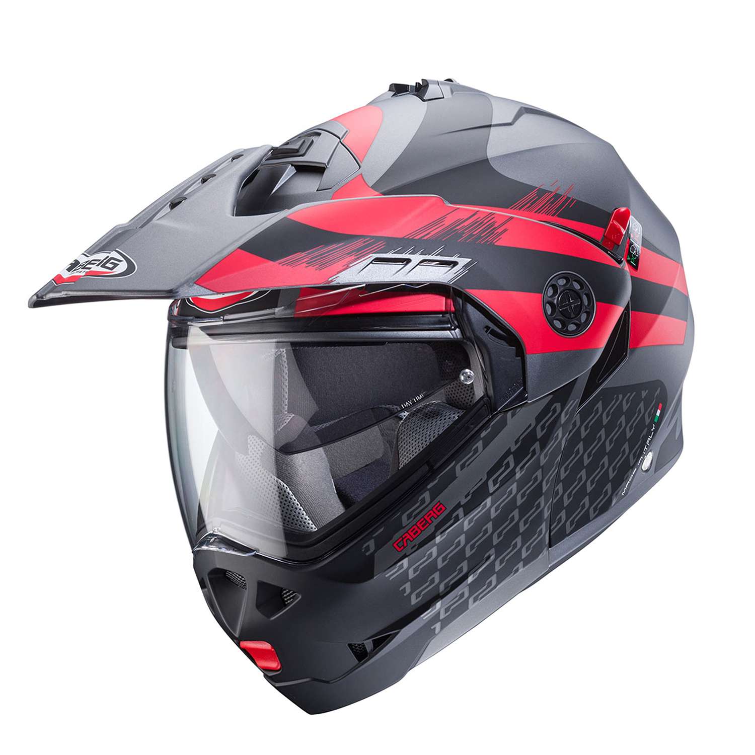 Caberg Tourmax X Sarabe Gray Red Modular Helmet Size L