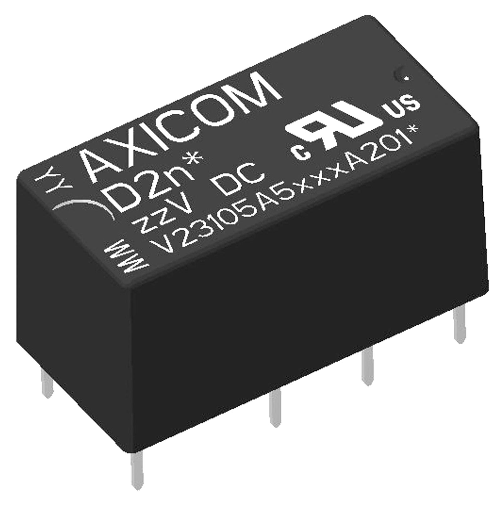 Axicom / Te Connectivity 1-1393793-9 Signal Relay, Dpdt, 3A, 250Vac, Th