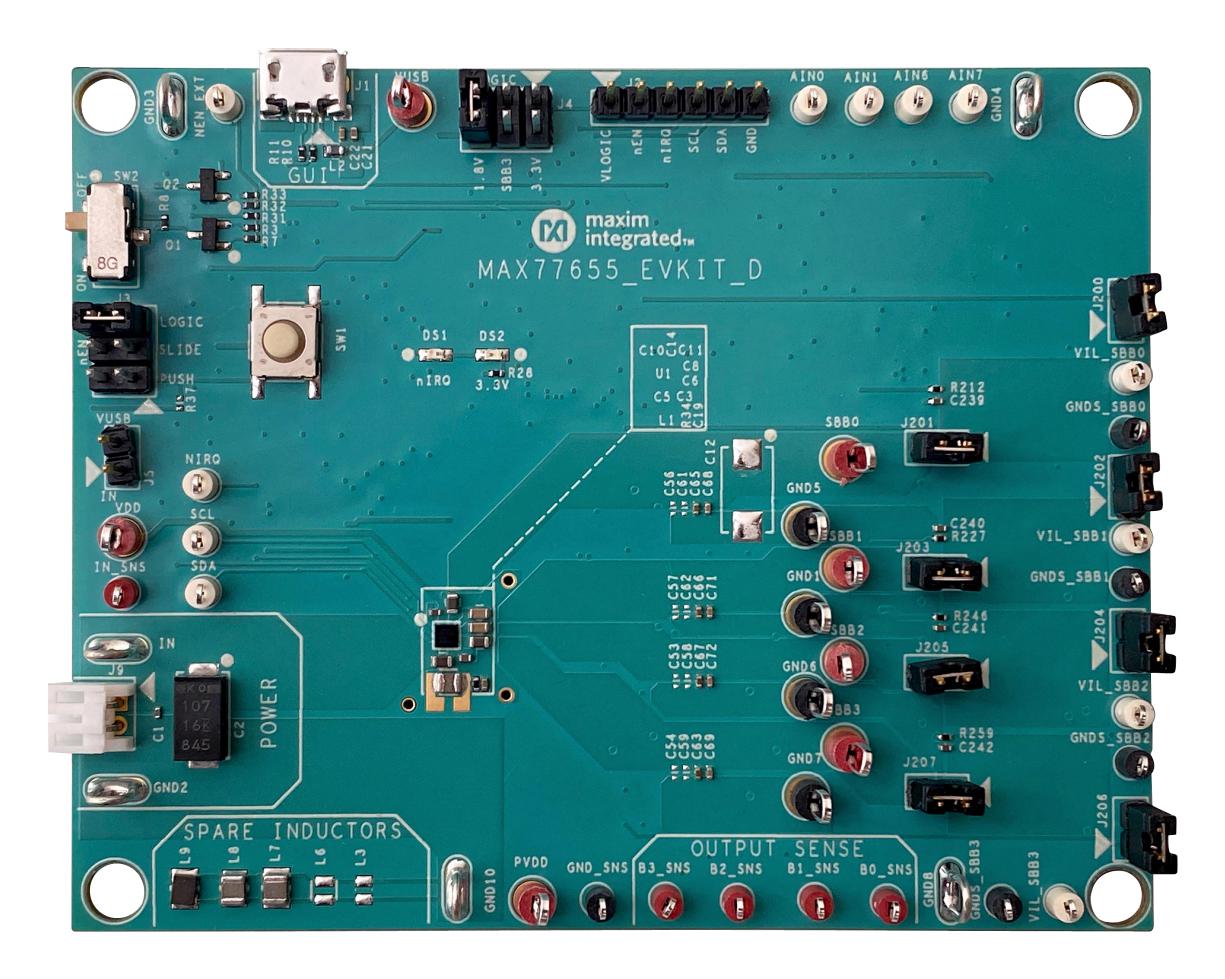 Maxim Integrated/analog Devices Max77655Evkit# Evaluation Kit, Simo Regulator