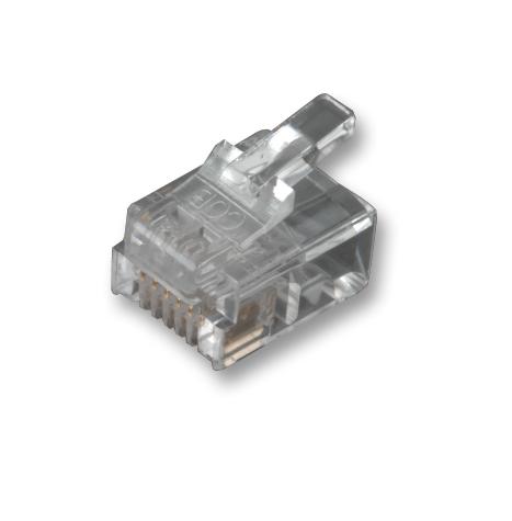 MH Connectors Mhrj126P6Cr Modular, Plug, Crimp, Rj12, 6P6C
