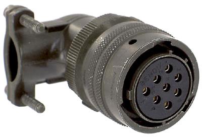 Amphenol Industrial Pt08Se-10-6S(Sr) Circular Connector Plug, Size 10, 6 Position, Cable