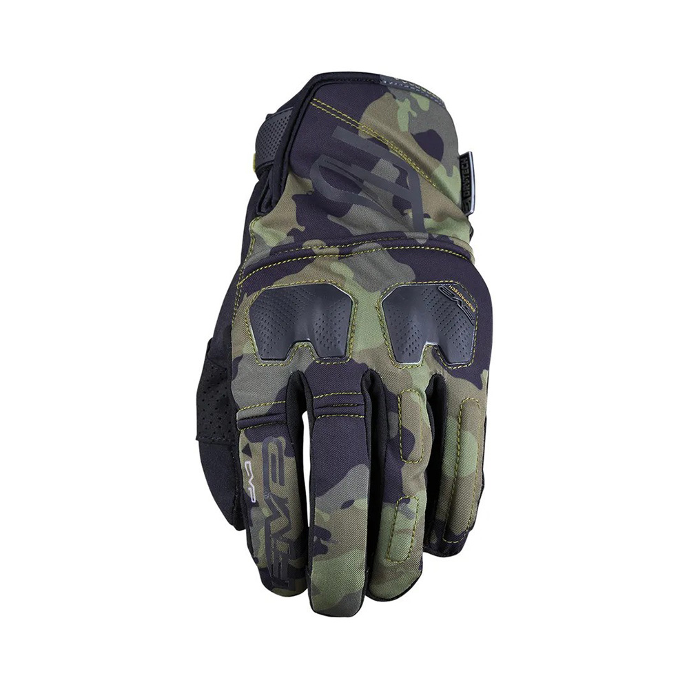 Five E-WP Gloves Black Green Size L