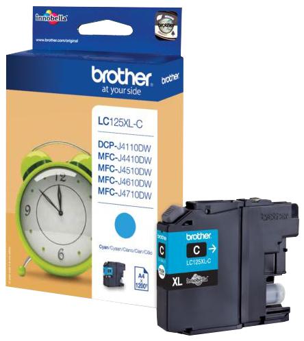 Brother Lc125Xlc Ink Cart, Lc125Xlc, Cyan, Brother