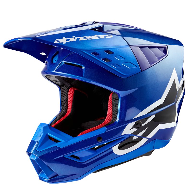 Alpinestars S-M5 Corp Helmet Ece 22.06 Blue Glossy Size S