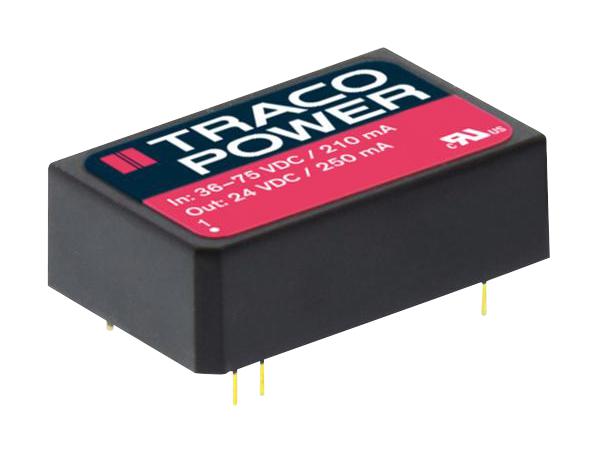 TRACO Power Tri 6-2415 Dc/dc Converter, Regulated, 24V, 0.25A