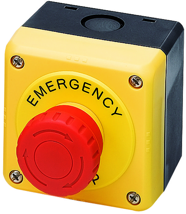 IDEC Fb1W-Hw1B-V411R Switch, Emergency Stop, Spst-No/spst-Nc, 600Vac
