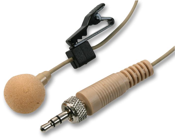 Pulse Mic-500Lj Beige Microphone, Lavalier, Lock Jack