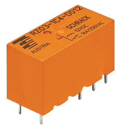 Te Connectivity 1-1415899-0 Relay, Spdt, 250Vac, 12A