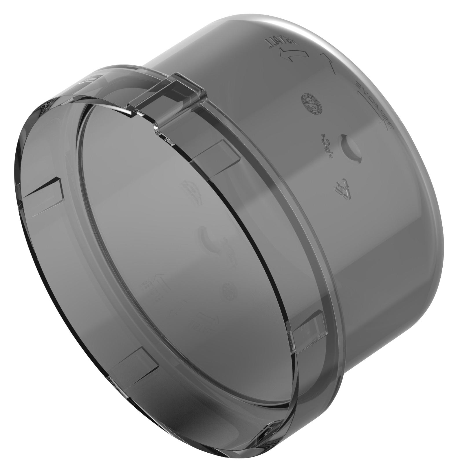 Te Connectivity 2359615-1 Led Lens, Smoke Grey, Dome