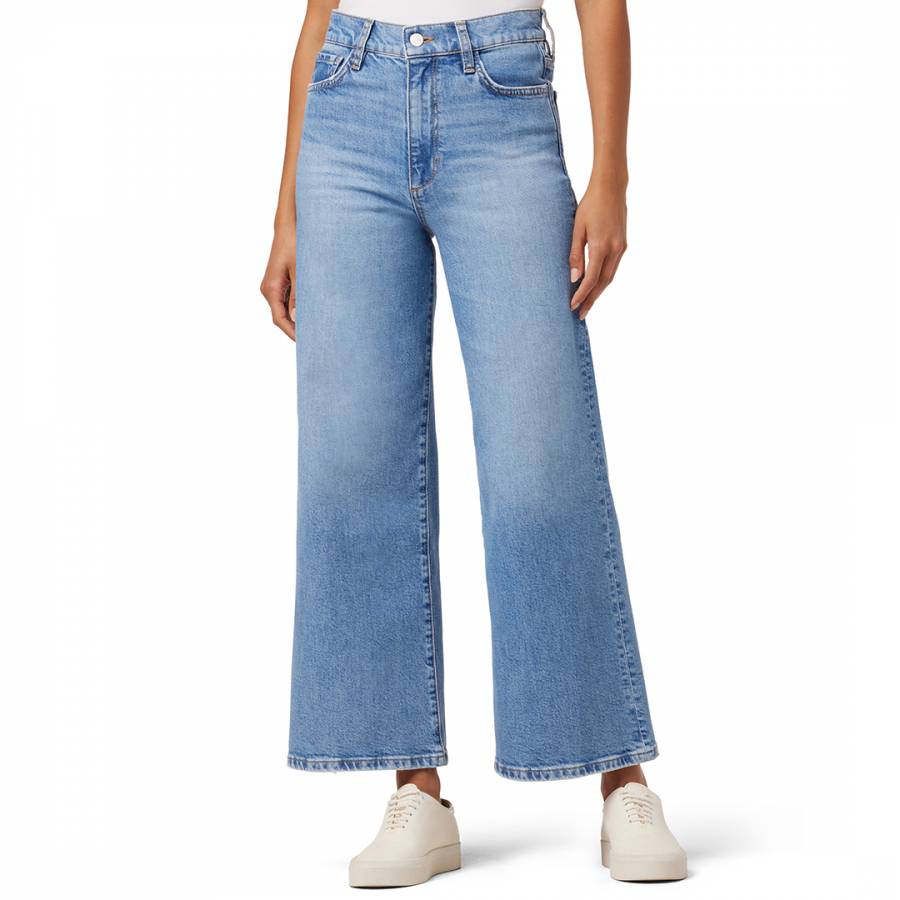 Blue Mia High Rise Wide Ankle Jean