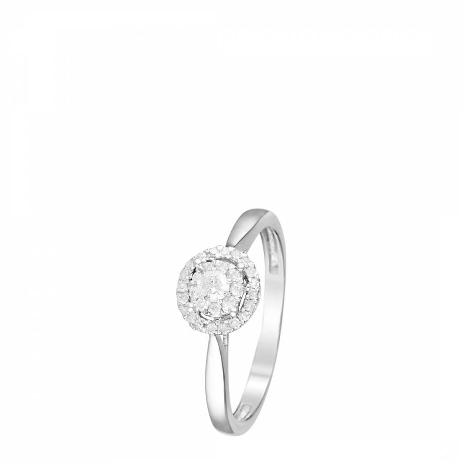 White Gold Chamade Diamond Ring